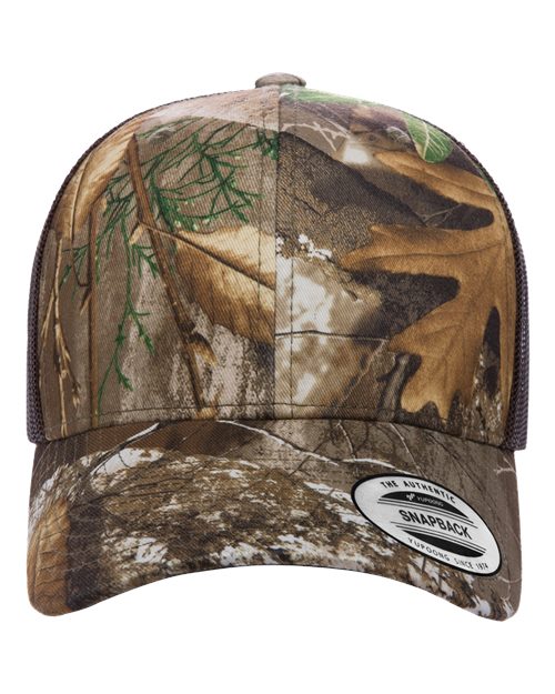 Yp classics® retro trucker snapback 6606 **CAMO