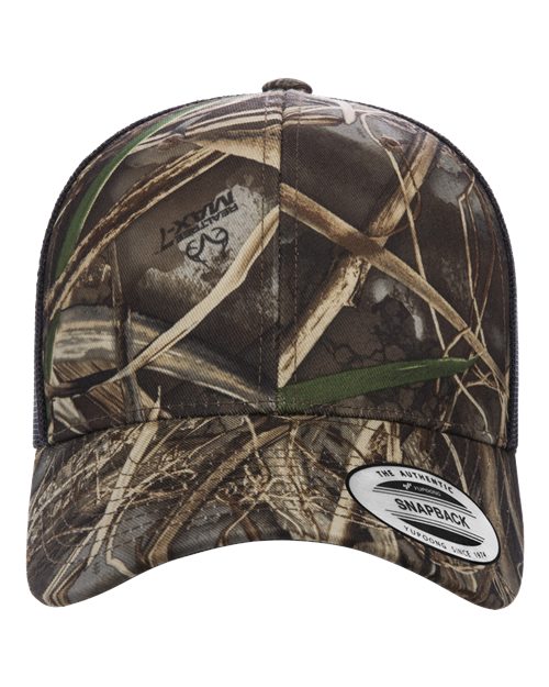 Yp classics® retro trucker snapback 6606 **CAMO