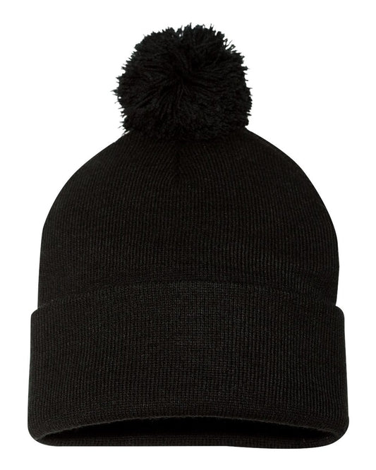 Sportsman pom-pom 12" knit beanie SP15