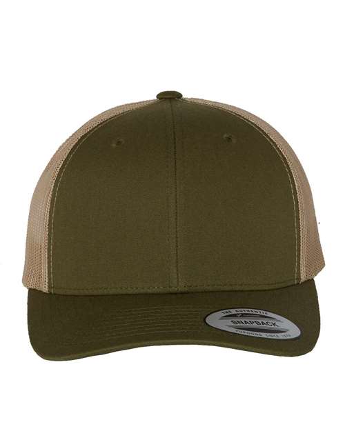 Yp classics® retro trucker snapback 6606 **CAMO