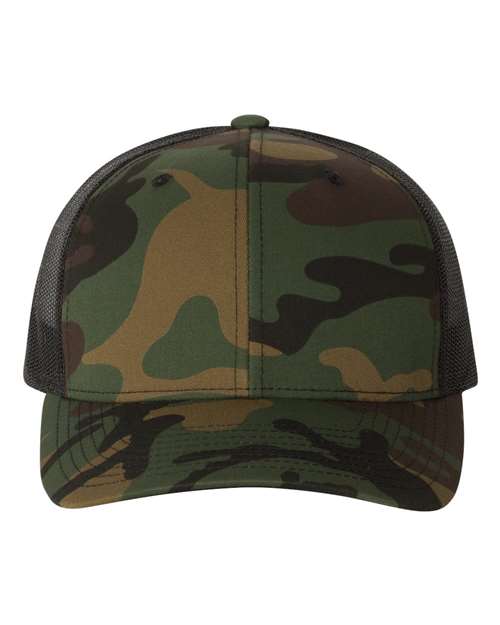 Yp classics® retro trucker snapback 6606 **CAMO