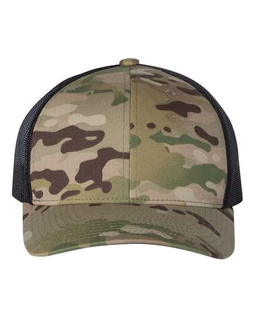 Yp classics® retro trucker snapback 6606 **CAMO