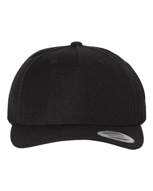 Yp Classics Premium Five-Panel Curved Bill Snapback Cap - 5789M