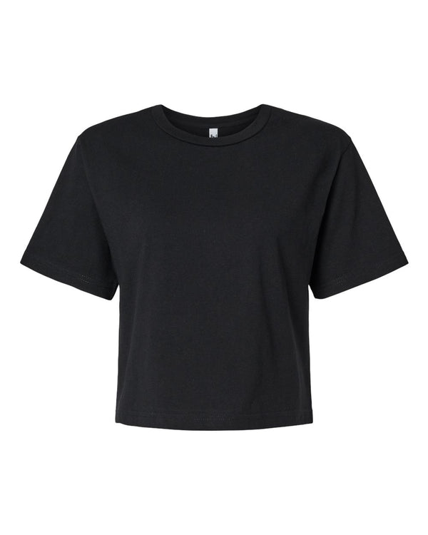 Women's Fine Jersey Mid-Length Boxy Tee - 102